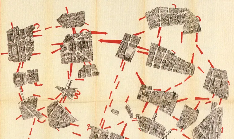 Guide psychogéographique de Paris (Guy Debord, 1957)