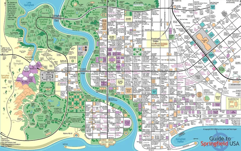 Mapa de Springfield (Los Simpson)